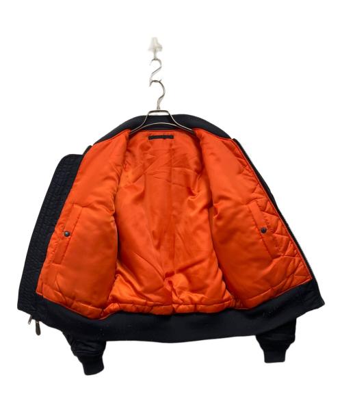 AVIREX（アヴィレックス）AVIREX (アヴィレックス) MA-1ジャケット ネイビー×オレンジ サイズ:Lの古着・服飾アイテム