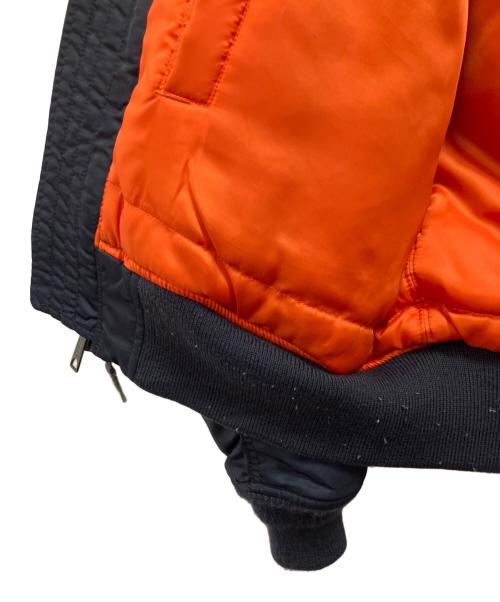 AVIREX（アヴィレックス）AVIREX (アヴィレックス) MA-1ジャケット ネイビー×オレンジ サイズ:Lの古着・服飾アイテム