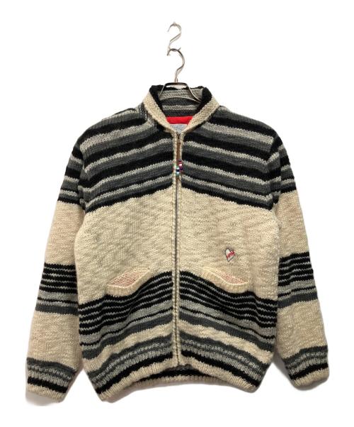 HOLLYWOOD RANCH MARKET（ハリウッドランチマーケッド）HOLLYWOOD RANCH MARKET (ハリウッドランチマーケッド) ジャケット ブラック×アイボリー サイズ:Lの古着・服飾アイテム