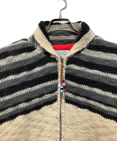 HOLLYWOOD RANCH MARKET（ハリウッドランチマーケッド）HOLLYWOOD RANCH MARKET (ハリウッドランチマーケッド) ジャケット ブラック×アイボリー サイズ:Lの古着・服飾アイテム