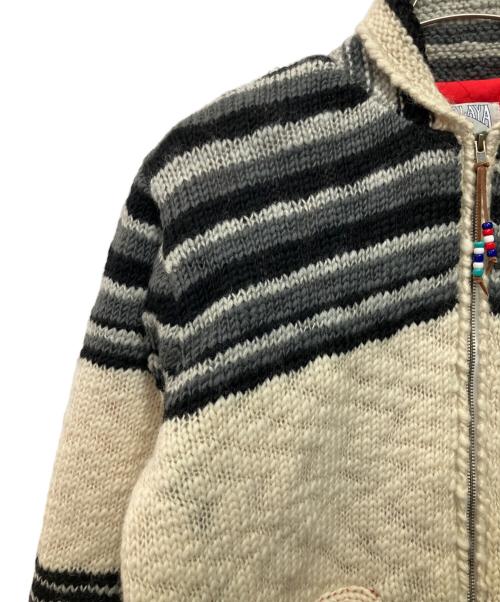 HOLLYWOOD RANCH MARKET（ハリウッドランチマーケッド）HOLLYWOOD RANCH MARKET (ハリウッドランチマーケッド) ジャケット ブラック×アイボリー サイズ:Lの古着・服飾アイテム