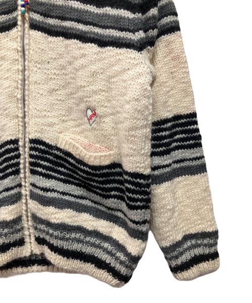 HOLLYWOOD RANCH MARKET（ハリウッドランチマーケッド）HOLLYWOOD RANCH MARKET (ハリウッドランチマーケッド) ジャケット ブラック×アイボリー サイズ:Lの古着・服飾アイテム