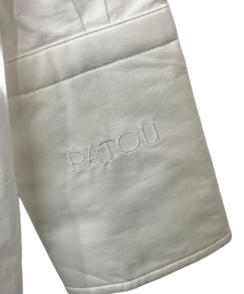patou（パトゥ）Patou (パトゥ) 刺繍カラーシャツ ホワイト サイズ:Mの古着・服飾アイテム