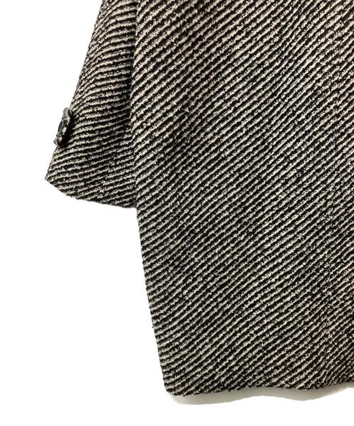 Mila Owen（ミラオーウェン）Mila Owen (ミラオーウェン) ミックスカラーミディステンカラーコート グレー サイズ:1の古着・服飾アイテム