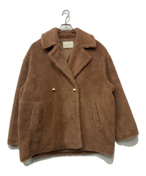 nano・universe（ナノ・ユニバース）nano・universe (ナノ・ユニバース) ミドルボアPコート ブラウン サイズ:FREEの古着・服飾アイテム