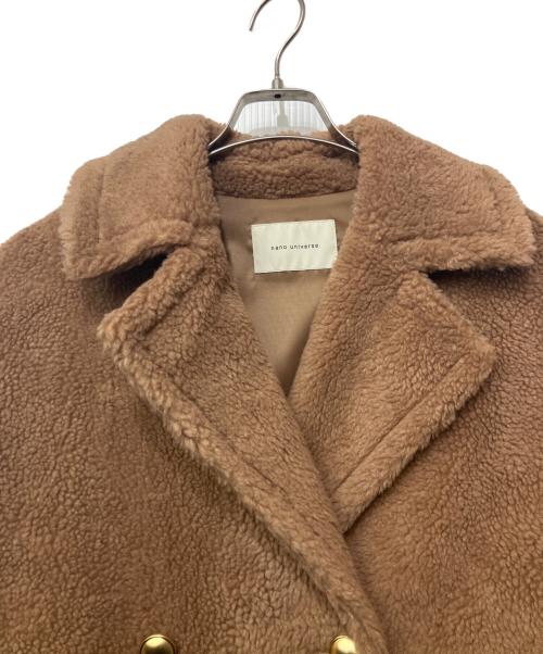nano・universe（ナノ・ユニバース）nano・universe (ナノ・ユニバース) ミドルボアPコート ブラウン サイズ:FREEの古着・服飾アイテム