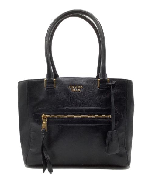 PRADA（プラダ）PRADA (プラダ) 2WAYバッグ ブラックの古着・服飾アイテム