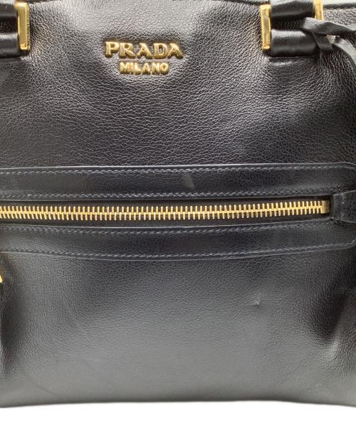 PRADA（プラダ）PRADA (プラダ) 2WAYバッグ ブラックの古着・服飾アイテム