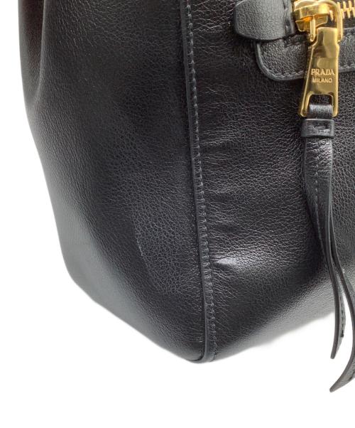 PRADA（プラダ）PRADA (プラダ) 2WAYバッグ ブラックの古着・服飾アイテム