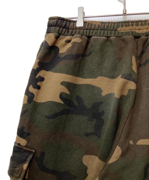 X-LARGE（エクストララージ）X-LARGE (エクストララージ) SWEAT CARGO SHORT PANTS オリーブ サイズ:Lの古着・服飾アイテム