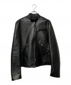 MASAKI MATSUSHIMA HOMMEマサキマツシマオム）の古着「レザージャケット」｜ブラック