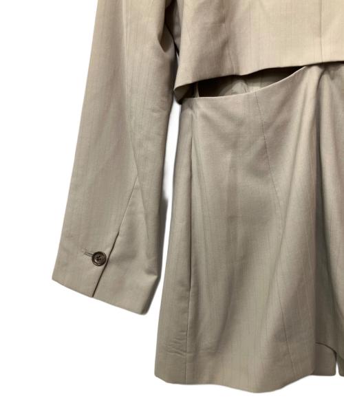 Dessin de mode（デッサンデモード）Dessin de mode (デッサンデモード) テーラードジャケット ベージュ サイズ:1の古着・服飾アイテム