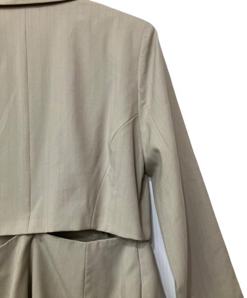 Dessin de mode（デッサンデモード）Dessin de mode (デッサンデモード) テーラードジャケット ベージュ サイズ:1の古着・服飾アイテム