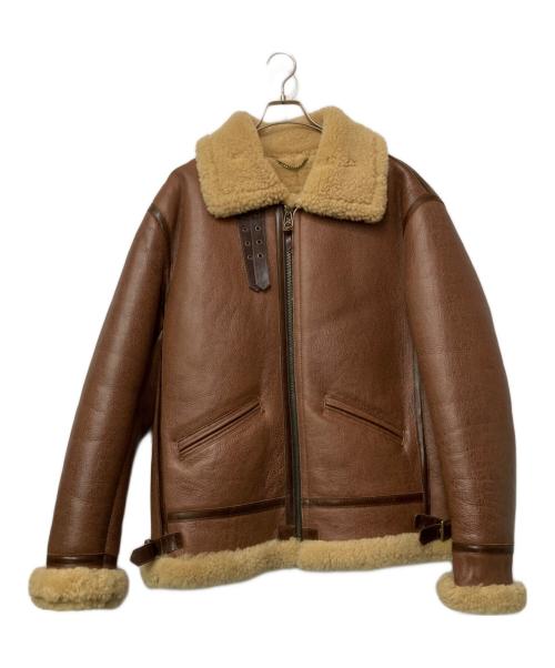 STARKE HAUT（スタークハウツ）STARKE HAUT (スタークハウツ) ムートンジャケット ブラウン サイズ:4XLの古着・服飾アイテム