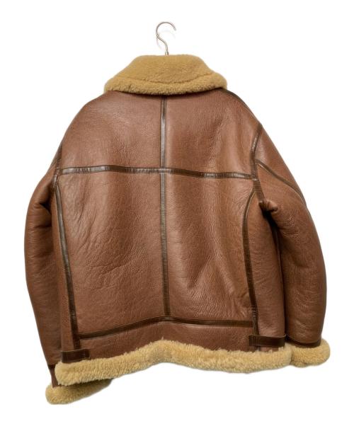 STARKE HAUT（スタークハウツ）STARKE HAUT (スタークハウツ) ムートンジャケット ブラウン サイズ:4XLの古着・服飾アイテム