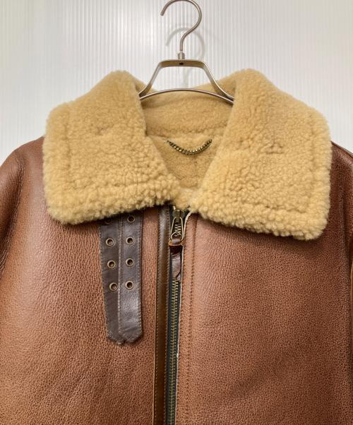 STARKE HAUT（スタークハウツ）STARKE HAUT (スタークハウツ) ムートンジャケット ブラウン サイズ:4XLの古着・服飾アイテム