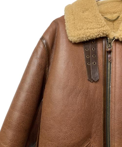 STARKE HAUT（スタークハウツ）STARKE HAUT (スタークハウツ) ムートンジャケット ブラウン サイズ:4XLの古着・服飾アイテム