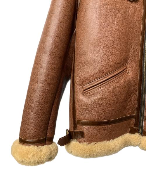 STARKE HAUT（スタークハウツ）STARKE HAUT (スタークハウツ) ムートンジャケット ブラウン サイズ:4XLの古着・服飾アイテム