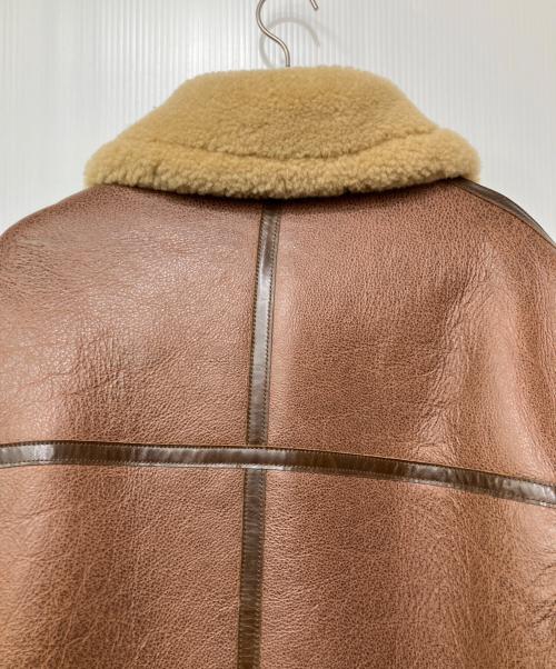 STARKE HAUT（スタークハウツ）STARKE HAUT (スタークハウツ) ムートンジャケット ブラウン サイズ:4XLの古着・服飾アイテム