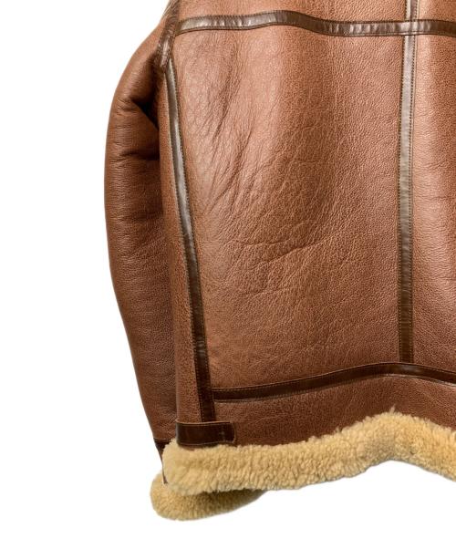 STARKE HAUT（スタークハウツ）STARKE HAUT (スタークハウツ) ムートンジャケット ブラウン サイズ:4XLの古着・服飾アイテム