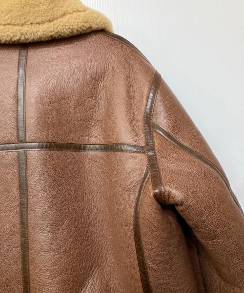 STARKE HAUT（スタークハウツ）STARKE HAUT (スタークハウツ) ムートンジャケット ブラウン サイズ:4XLの古着・服飾アイテム