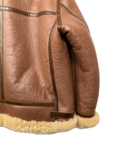 STARKE HAUT（スタークハウツ）STARKE HAUT (スタークハウツ) ムートンジャケット ブラウン サイズ:4XLの古着・服飾アイテム