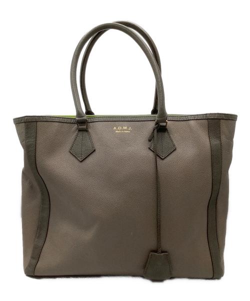 A.D.M.J.（エーディーエムジェイ）A.D.M.J. (エーディーエムジェイ) トートバッグ ベージュの古着・服飾アイテム