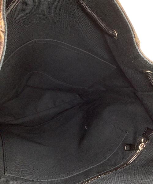 LOUIS VUITTON（ルイ ヴィトン）LOUIS VUITTON (ルイ ヴィトン) モノグラム	マカサー クリストファーMM　バックパック ブラウン×ブラックの古着・服飾アイテム