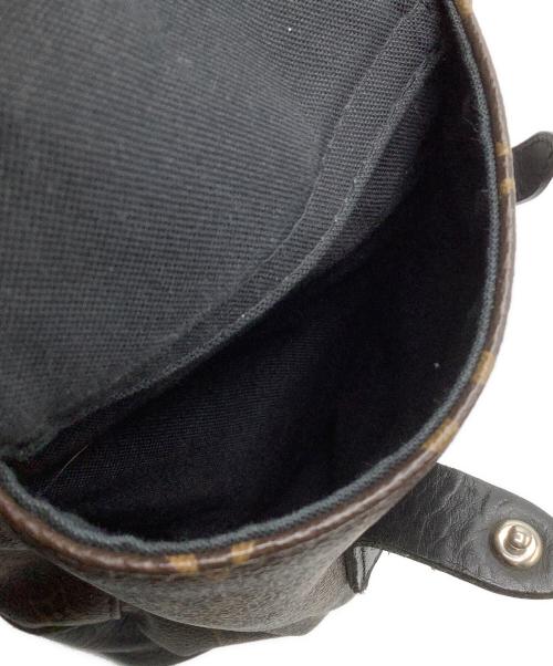 LOUIS VUITTON（ルイ ヴィトン）LOUIS VUITTON (ルイ ヴィトン) モノグラム	マカサー クリストファーMM　バックパック ブラウン×ブラックの古着・服飾アイテム