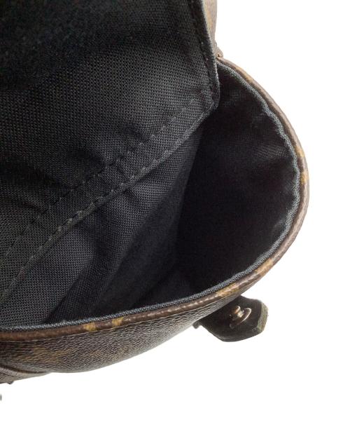 LOUIS VUITTON（ルイ ヴィトン）LOUIS VUITTON (ルイ ヴィトン) モノグラム	マカサー クリストファーMM　バックパック ブラウン×ブラックの古着・服飾アイテム