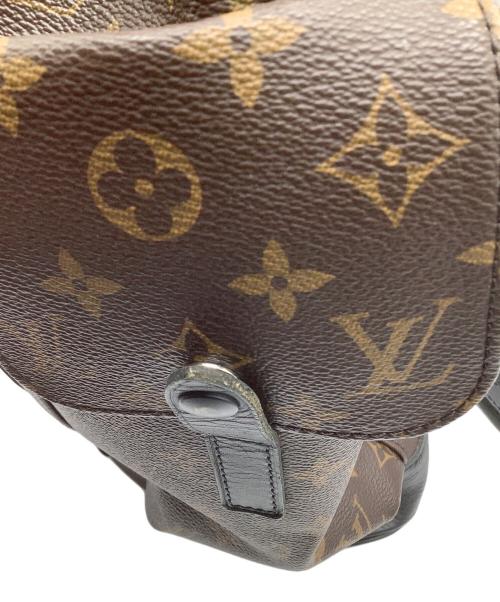 LOUIS VUITTON（ルイ ヴィトン）LOUIS VUITTON (ルイ ヴィトン) モノグラム	マカサー クリストファーMM　バックパック ブラウン×ブラックの古着・服飾アイテム