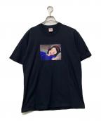 SUPREME×DISNEYシュプリーム×ディズニー）の古着「Tシャツ」｜ネイビー