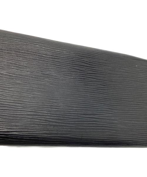 LOUIS VUITTON（ルイ ヴィトン）LOUIS VUITTON (ルイ ヴィトン) ポシェット・ポルト モネ・クレディ　長財布 ブラックの古着・服飾アイテム