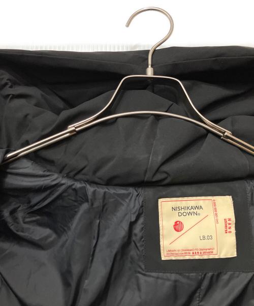 nano・universe（ナノ・ユニバース）nano・universe (ナノ・ユニバース) 西川ダウン (ニシカワダウン) ダウンジャケット ブラック サイズ:2の古着・服飾アイテム