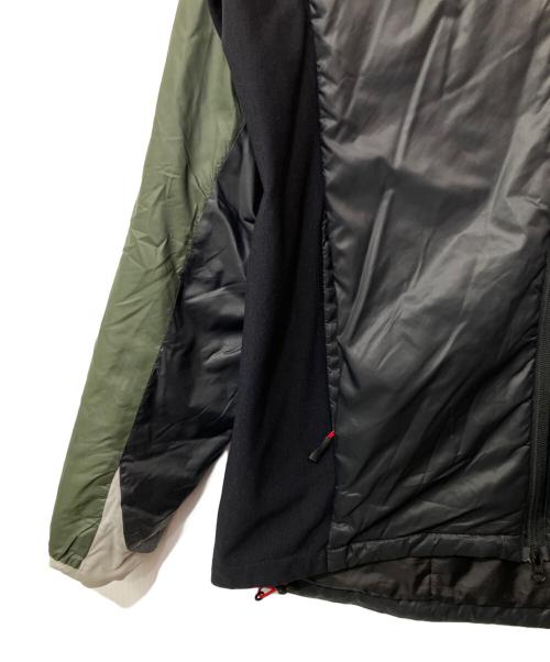 BRIEFING（ブリーフィング）BRIEFING (ブリーフィング) ナイロンジャケット ブラック×ブラウン サイズ:Lの古着・服飾アイテム