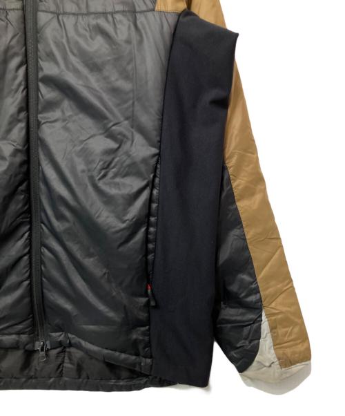 BRIEFING（ブリーフィング）BRIEFING (ブリーフィング) ナイロンジャケット ブラック×ブラウン サイズ:Lの古着・服飾アイテム