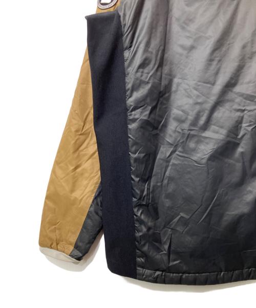 BRIEFING（ブリーフィング）BRIEFING (ブリーフィング) ナイロンジャケット ブラック×ブラウン サイズ:Lの古着・服飾アイテム