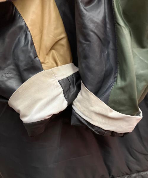 BRIEFING（ブリーフィング）BRIEFING (ブリーフィング) ナイロンジャケット ブラック×ブラウン サイズ:Lの古着・服飾アイテム