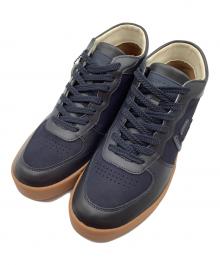 Sangacio（サンガッチョ）の古着「ミッドカットスニーカー」｜ネイビー