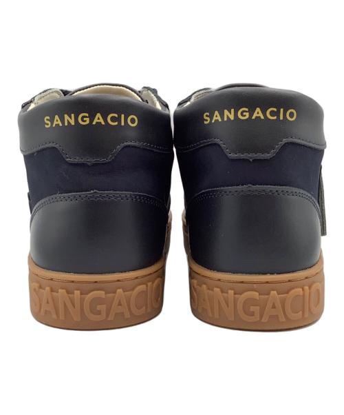 Sangacio（サンガッチョ）SANGACIO (サンガッチョ) ミッドカットスニーカー ネイビー サイズ:24.5の古着・服飾アイテム