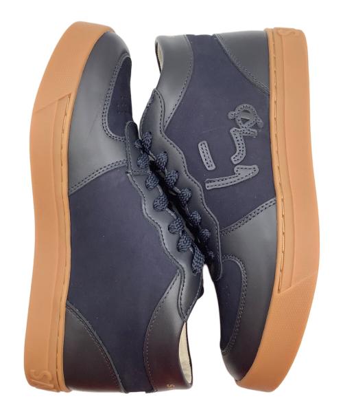 Sangacio（サンガッチョ）SANGACIO (サンガッチョ) ミッドカットスニーカー ネイビー サイズ:24.5の古着・服飾アイテム
