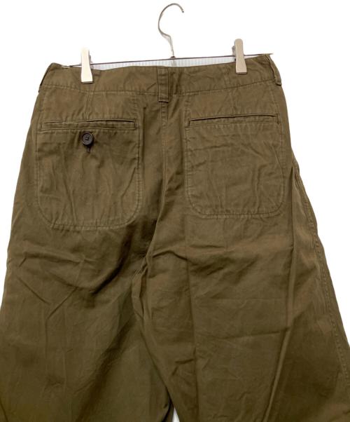 KUON（クオン）KUON (クオン) Weather Cloth Wide Pants カーキ サイズ:Sの古着・服飾アイテム