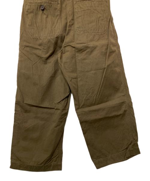 KUON（クオン）KUON (クオン) Weather Cloth Wide Pants カーキ サイズ:Sの古着・服飾アイテム