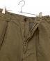 中古・古着 KUON (クオン) Weather Cloth Wide Pants カーキ サイズ:S：10000円