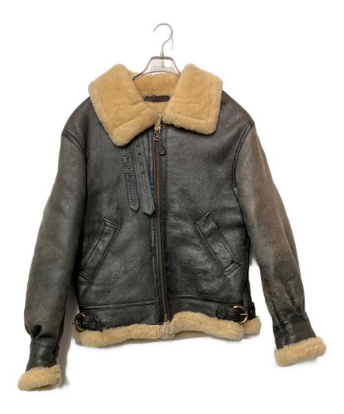 ORCHARD（オーチャード）ORCHARD (オーチャード) B-3ムートンジャケット ブラック サイズ:36の古着・服飾アイテム