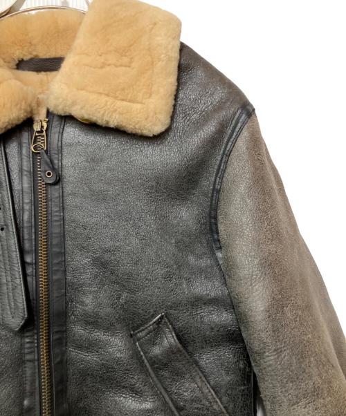 ORCHARD（オーチャード）ORCHARD (オーチャード) B-3ムートンジャケット ブラック サイズ:36の古着・服飾アイテム