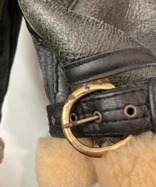 ORCHARD（オーチャード）ORCHARD (オーチャード) B-3ムートンジャケット ブラック サイズ:36の古着・服飾アイテム