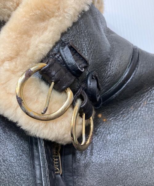 ORCHARD（オーチャード）ORCHARD (オーチャード) B-3ムートンジャケット ブラック サイズ:36の古着・服飾アイテム