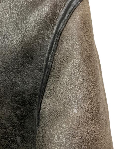 ORCHARD（オーチャード）ORCHARD (オーチャード) B-3ムートンジャケット ブラック サイズ:36の古着・服飾アイテム