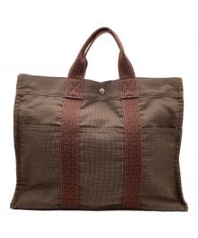 HERMES（エルメス）の古着「エールラインMM　トートバッグ」｜ブラウン